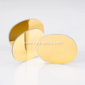 Gold Round Flat Mirror